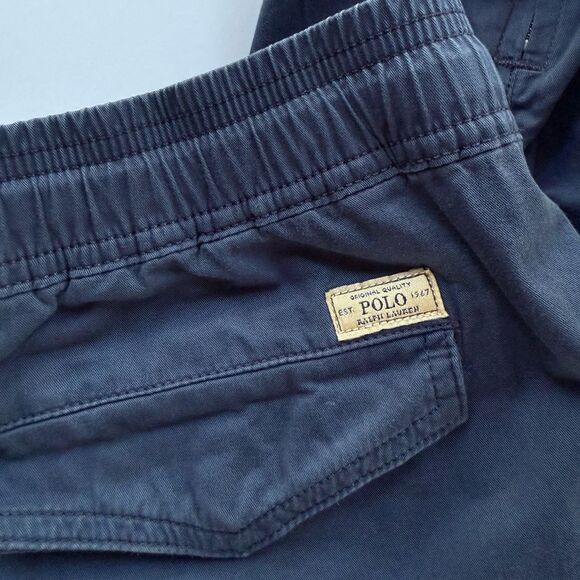 Polo Ralph Lauren Blue Label Chino Jogger in Navy Size M - Picture 7 of 13